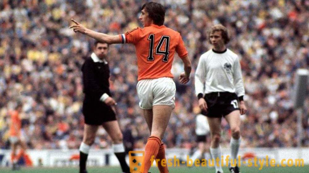 Fotbollsspelare Johan Cruyff: biografi, foto och karriär