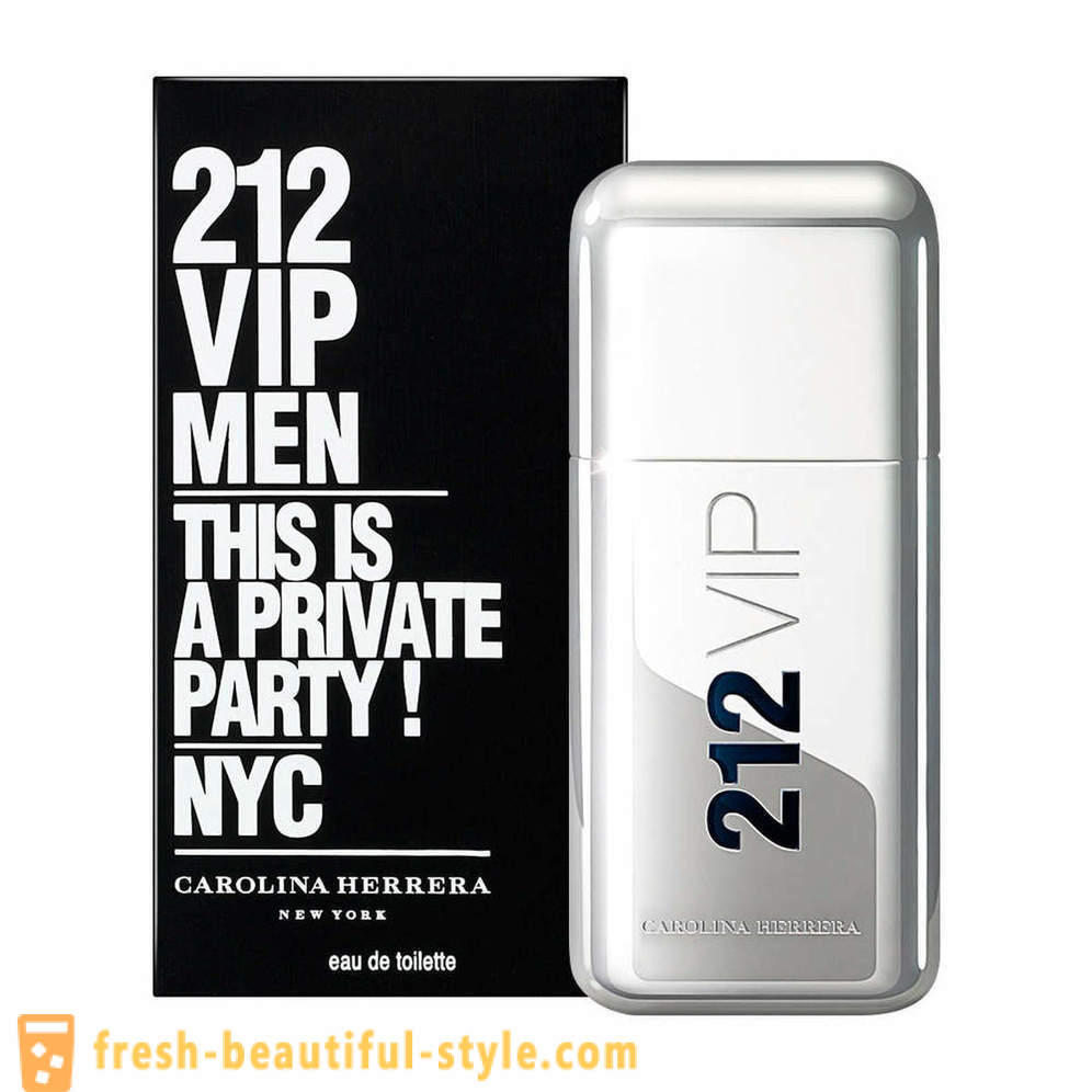 Eau de Toilette 212 Vip Män: smak beskrivning, kundernas utvärderingar