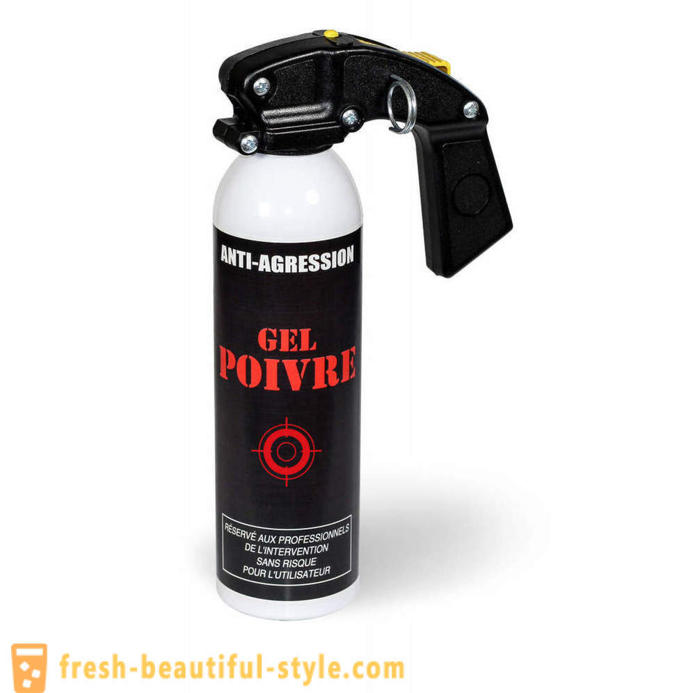 Gas spray för självförsvar: en översyn av de bästa modellerna, tips om hur du väljer, instruktion, ansvarighet