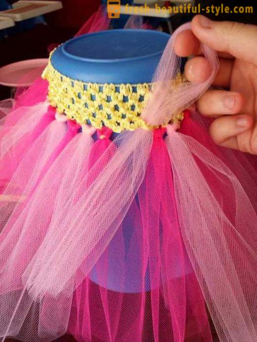 Tinkerbell kostym för flickor med sina händer