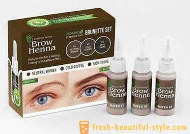 Henna för ögonbryn Brow Henna: recensioner, instruktioner