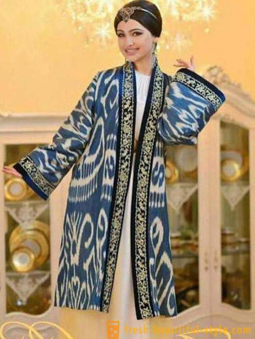 Uzbekiska klänningar: särdrag