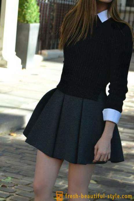Skol kjolar för tonåringar: modeller, stilar. School mode för tonåringar