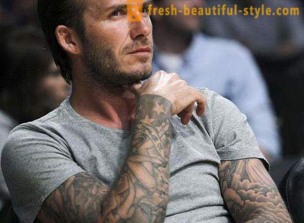 40 tatuering Beckham: deras tolkning och placering på kroppen