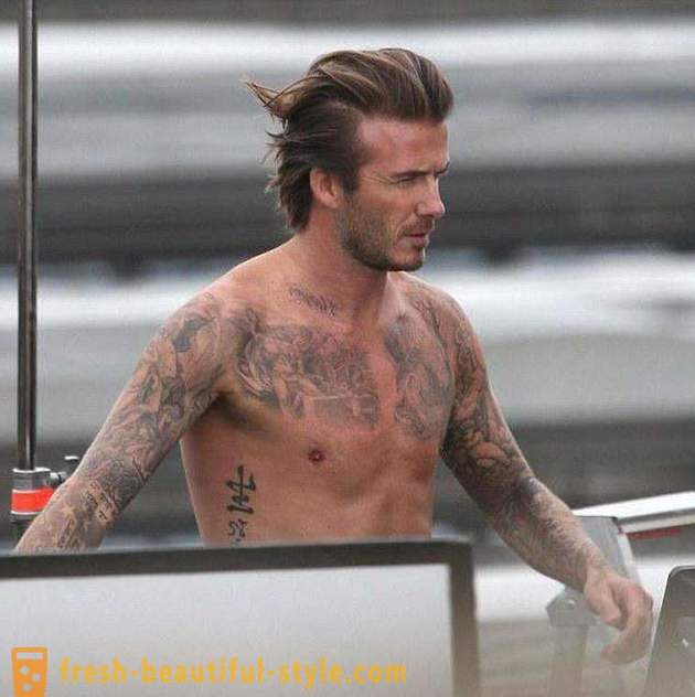 40 tatuering Beckham: deras tolkning och placering på kroppen
