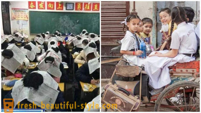 Konstiga traditioner i olika länder skolor