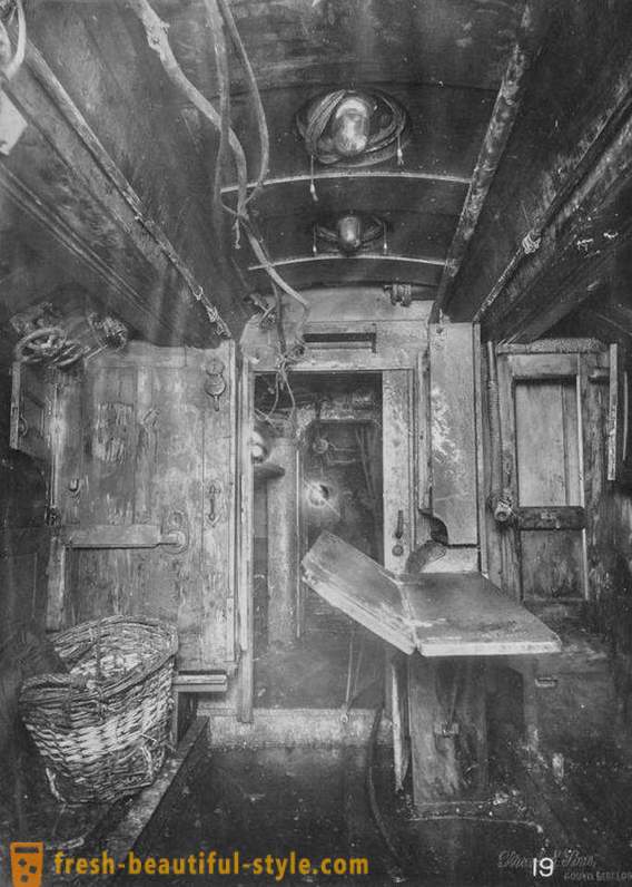 Creepy interiörer vraket av första världskriget