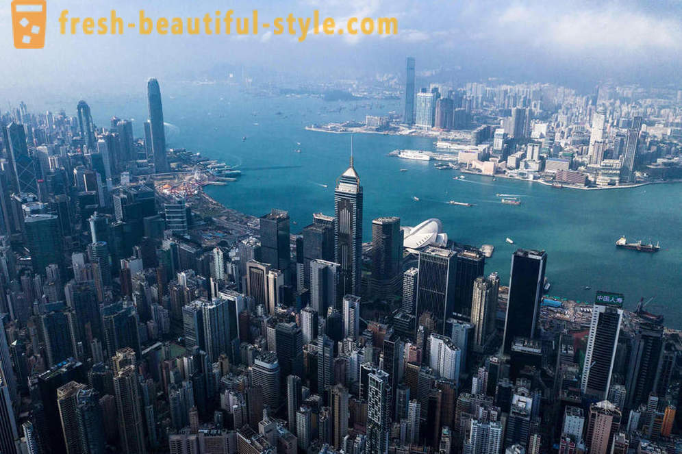 Hong Kong höghus i bilder