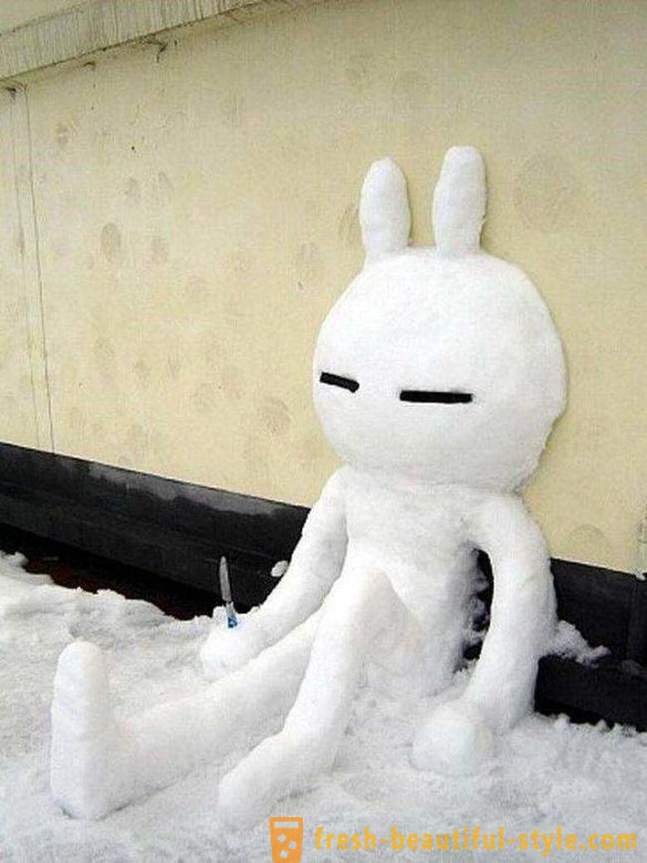 Vad mer kan man skulptera ur snön