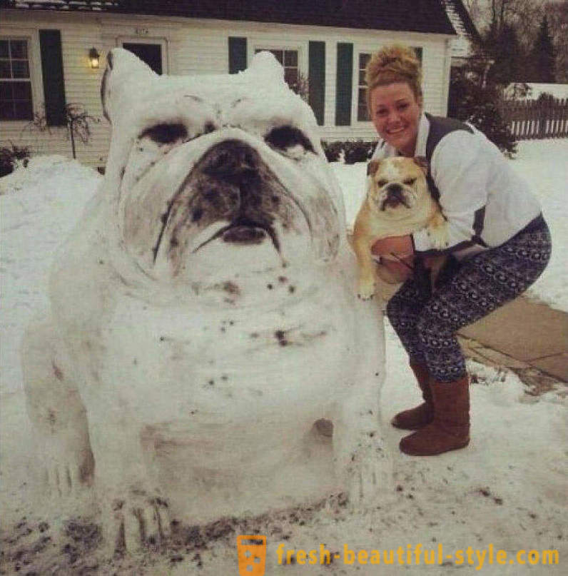 Vad mer kan man skulptera ur snön