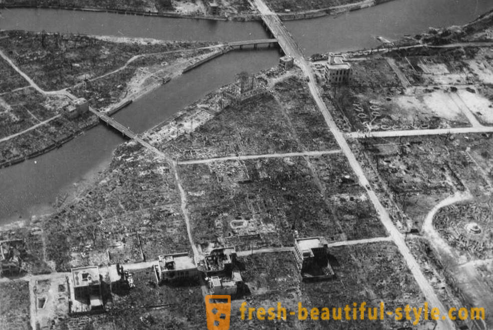 Skrämmande historiska bilder av Hiroshima