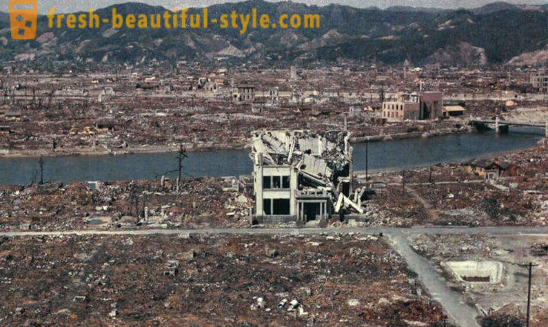 Skrämmande historiska bilder av Hiroshima