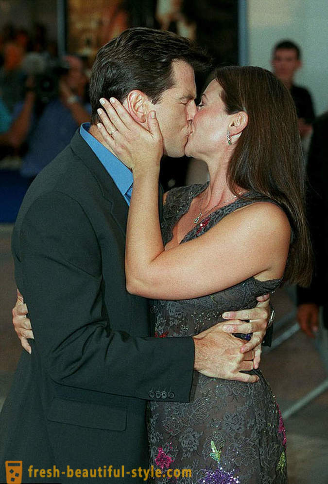 Pierce Brosnan och hans fru firade sin silverbröllop