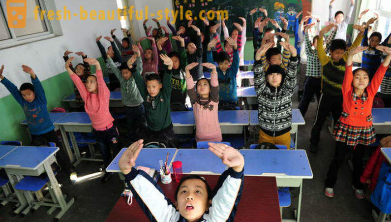 I Kina har det nya systemet inte distrahera eleverna