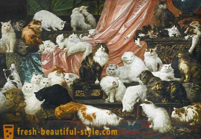 Topp 6 dyraste målningar med katter