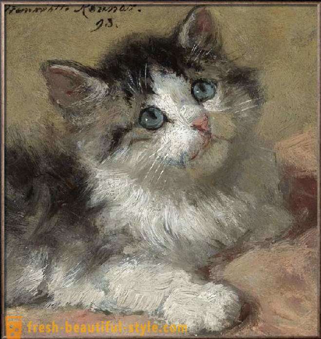 Topp 6 dyraste målningar med katter