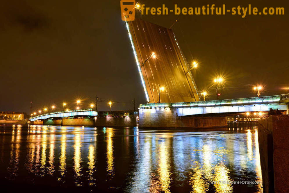 Magiska skönhet St Petersburg broar