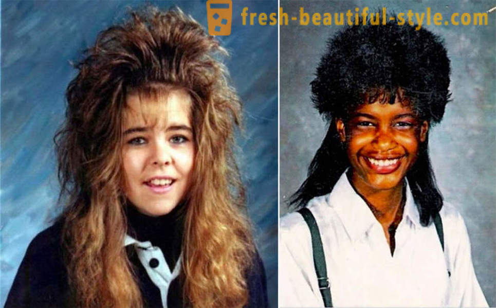Trendiga frisyrer 80s-90s