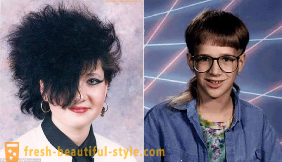 Trendiga frisyrer 80s-90s