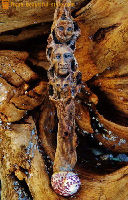Välkommen till historien: fantastiska skulpturer från drivved, titta på vem omedvetet tror på mirakel och magi