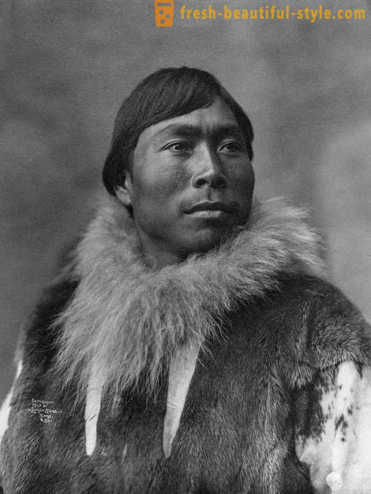 Alaskan eskimåer med ovärderliga historiska fotografier 1903 - 1930 år