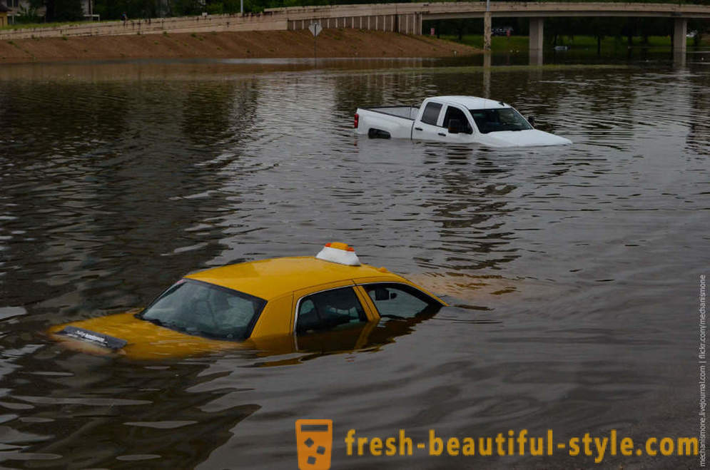 Historisk översvämningar i Houston