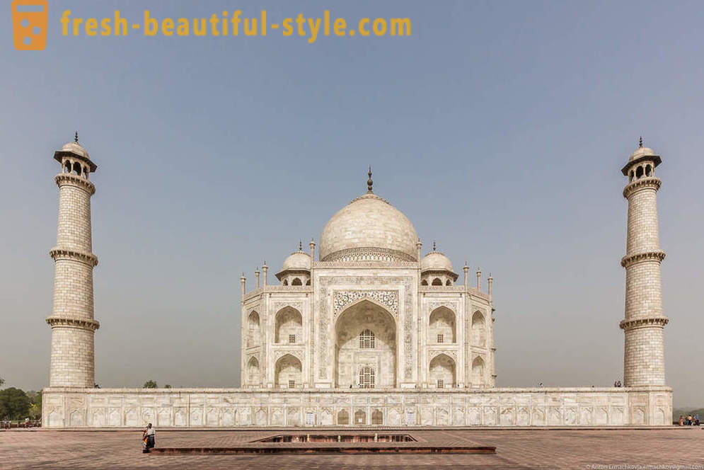 En kort stopp i Indien. Otroligt Taj Mahal