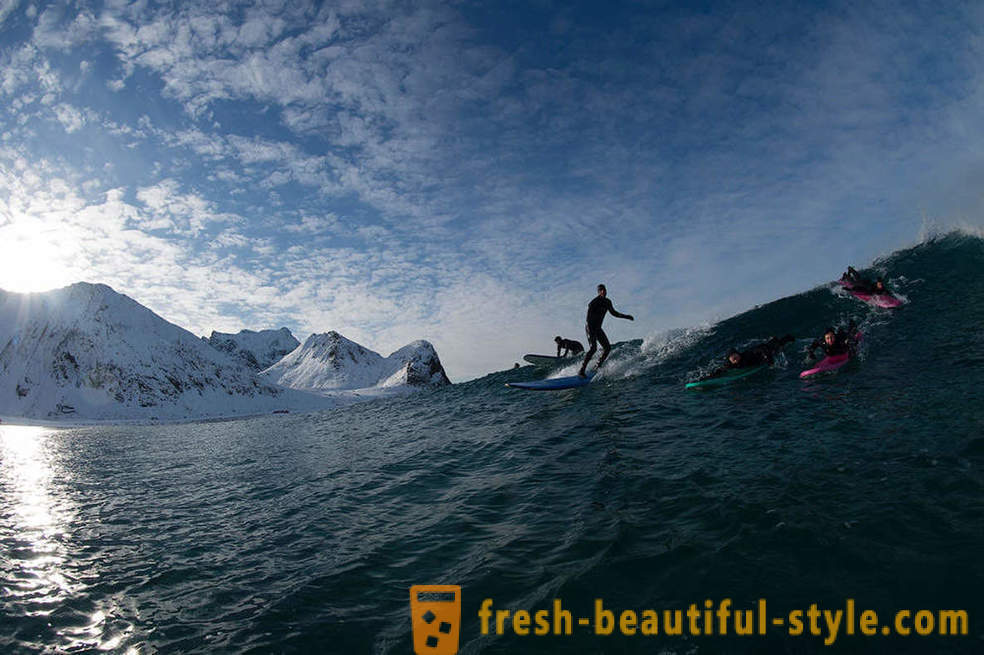 Extreme Arctic surfare