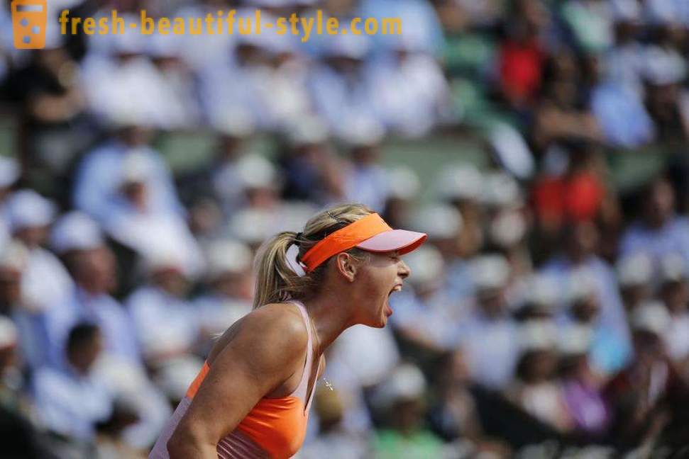 Olyckligt misstag Maria Sharapova, hennes vacklande karriär