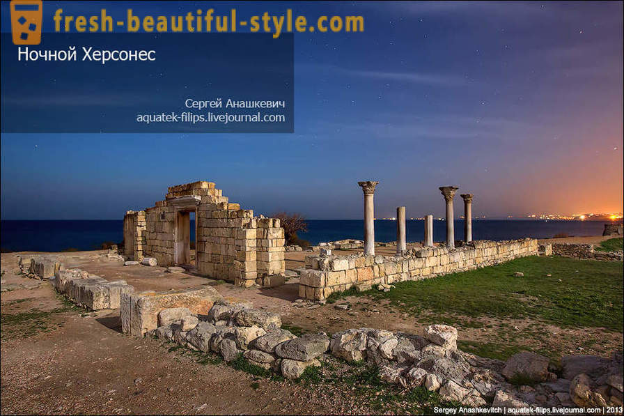 Chersonesos i Sevastopol, som han nästan aldrig sett