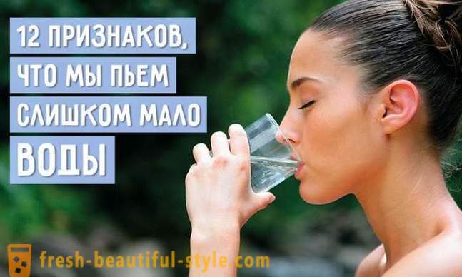 12 tecken på att vi dricker för lite vatten