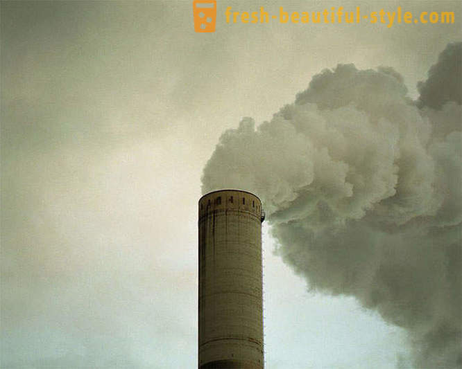 Industriella utsläpp skönhet