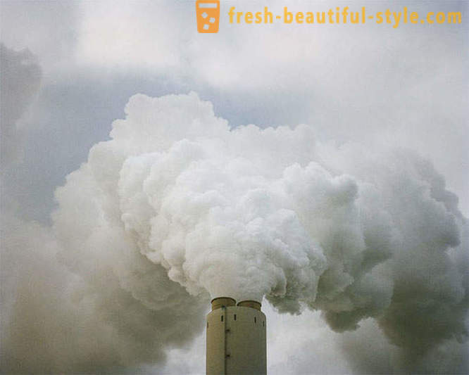 Industriella utsläpp skönhet