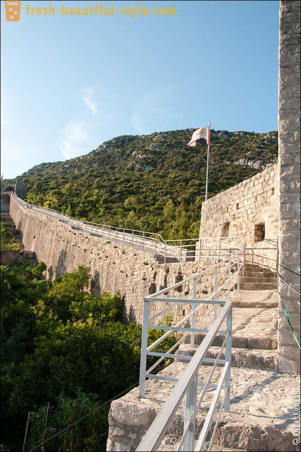 Gå på muren kroatiska halvön