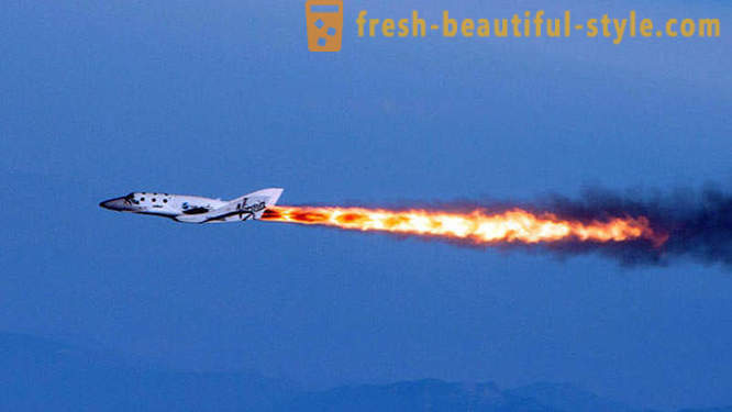 Gå på vraket av den amerikanska SpaceShipTwo