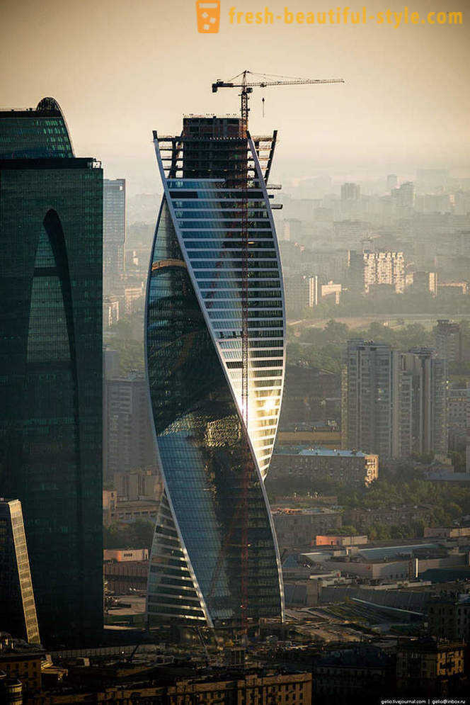 Moskva från en höjd