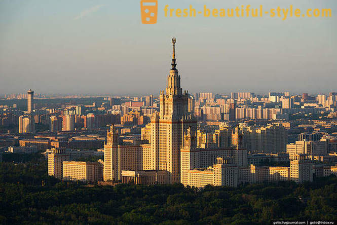 Moskva från en höjd