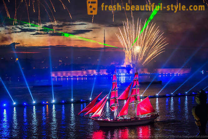 Som nämnts Scarlet Sails 2014 St Petersburg