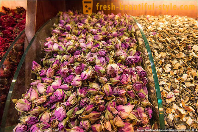 Marknaden Walk kryddor i Istanbul
