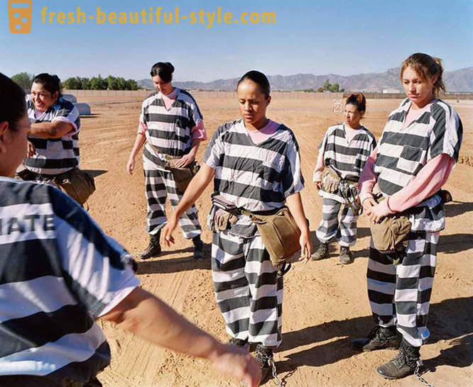 Vardagar kvinnliga fångar i ett amerikanskt fängelse
