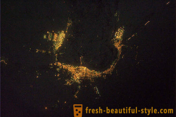Natt städer från rymden - de senaste bilderna från ISS