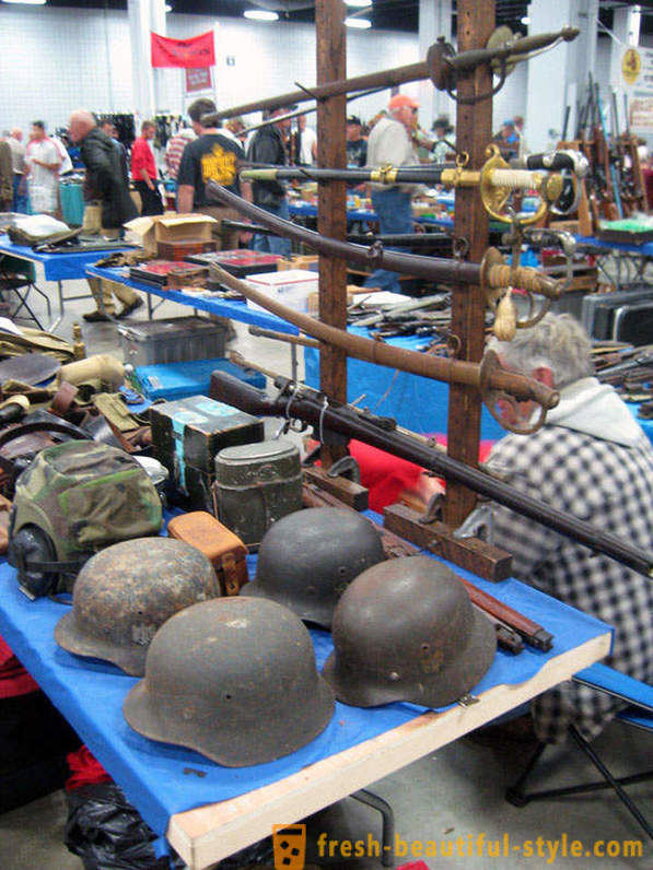 Utställning och försäljning av vapen i USA