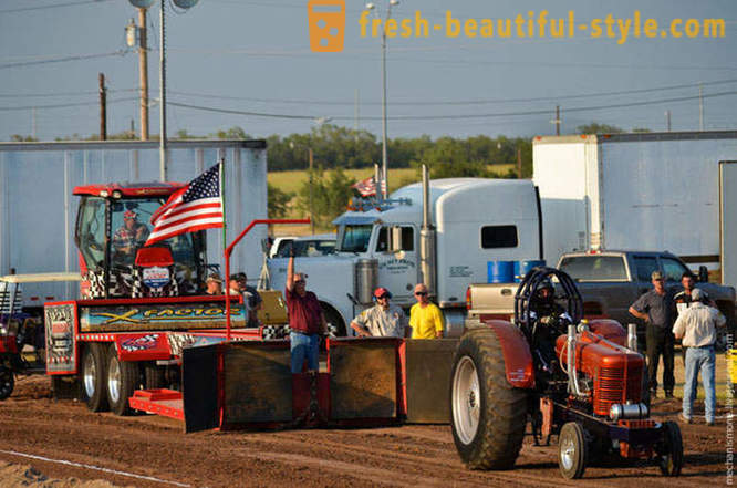 Traktorer steroider eller ras i Texas