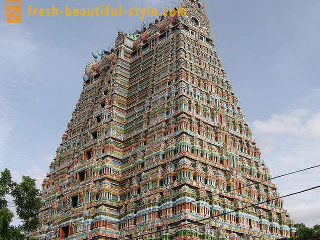 Den berömda hinduiska tempel