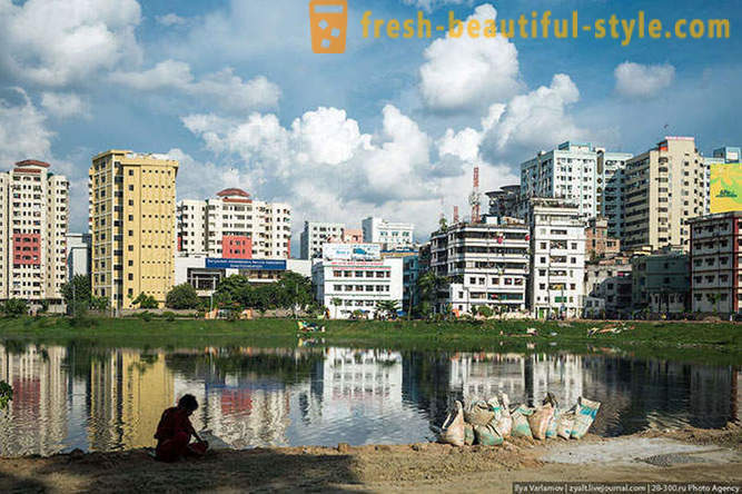 Dhaka - huvudstad i Bangladesh fantastiskt
