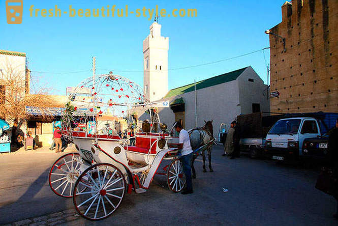 Fez - den äldsta av de kejserliga städer i Marocko