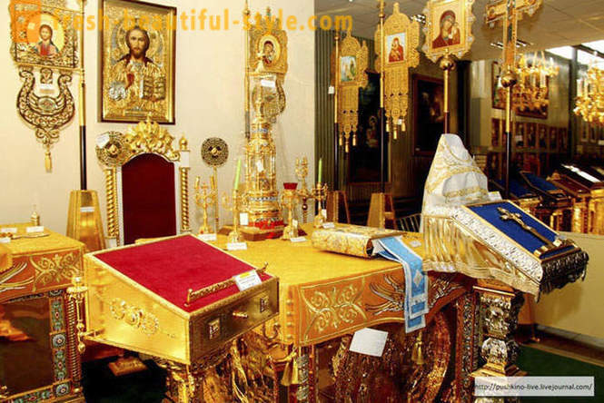 Där de gör redskap för den ryska ortodoxa kyrkan