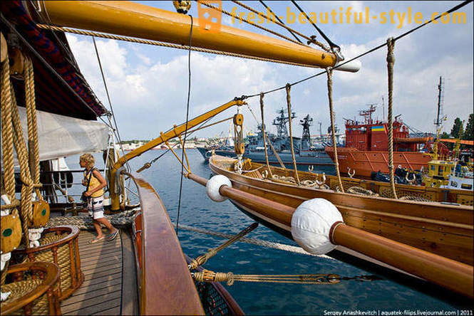 Utflykt till den italienska segelfartyg Amerigo Vespucci