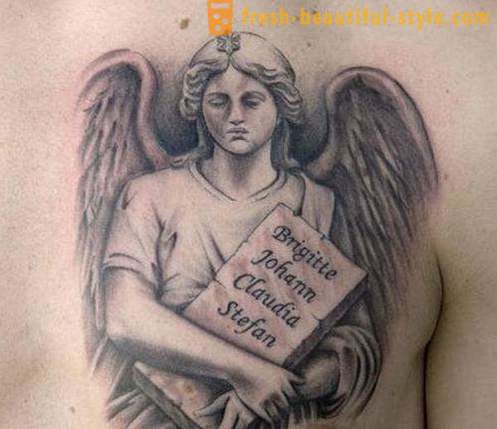 Tattoo Guardian Angels: foton, värde
