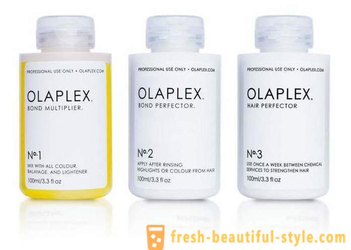 Medel för att återställa hår Olaplex: recensioner